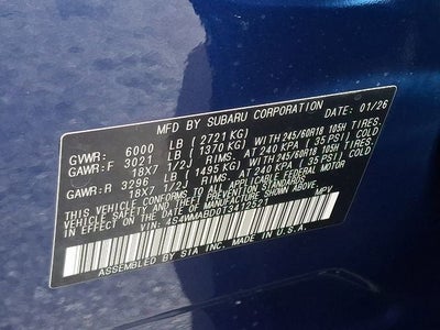 2026 Subaru ASCENT Premium 7-Passenger