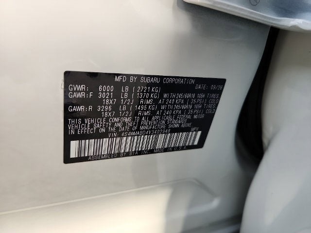 2027 Subaru ASCENT Premium 7-Passenger