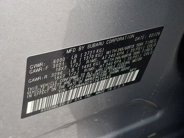 2026 Subaru ASCENT Premium 7-Passenger