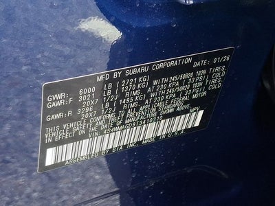 2026 Subaru ASCENT Limited 7-Passenger