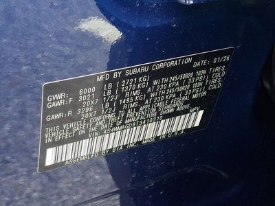 2026 Subaru ASCENT Limited 7-Passenger