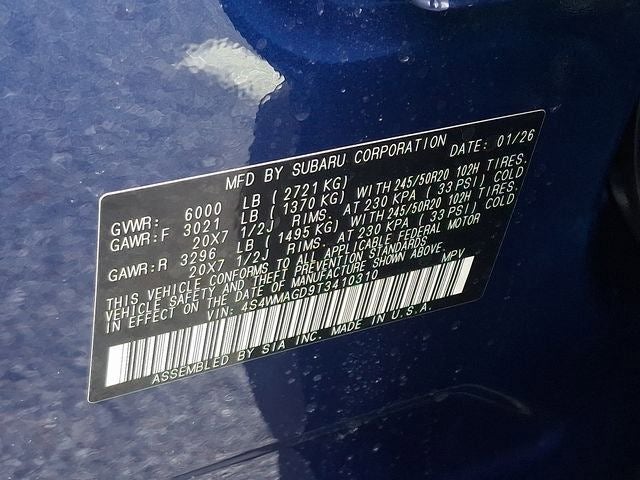 2026 Subaru ASCENT Limited 7-Passenger