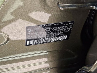 2026 Subaru ASCENT Limited Bronze Edition 7-Passenger