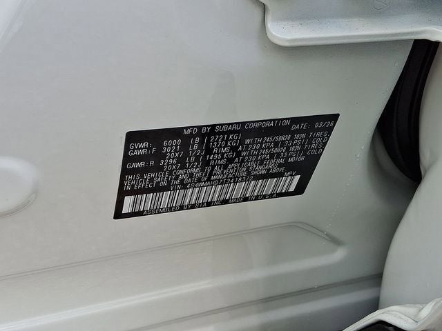 2026 Subaru ASCENT Limited Bronze Edition 7-Passenger