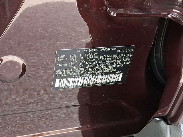 2026 Subaru ASCENT Touring 7-Passenger