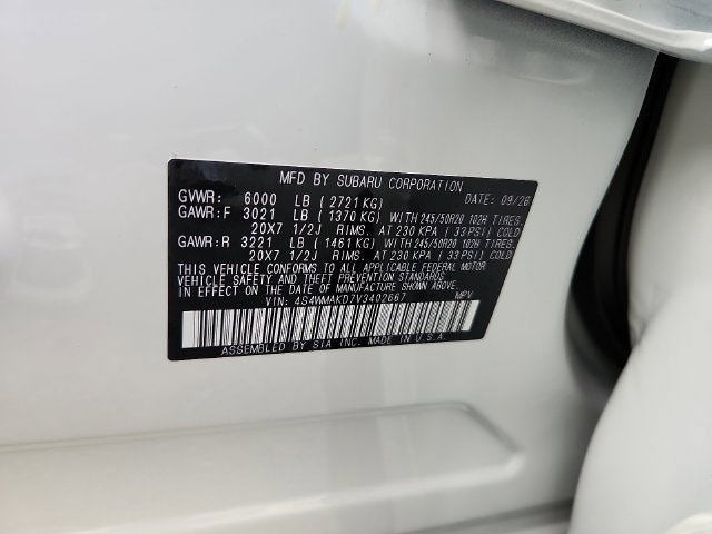 2027 Subaru ASCENT Touring 7-Passenger
