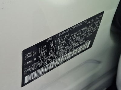 2026 Subaru ASCENT Onyx Edition Touring 7-Passenger