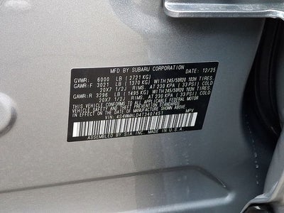 2026 Subaru ASCENT Onyx Edition Touring 7-Passenger