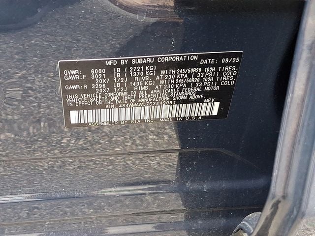 2025 Subaru Ascent Onyx Edition Touring