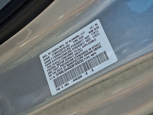 2016 Honda Odyssey EX