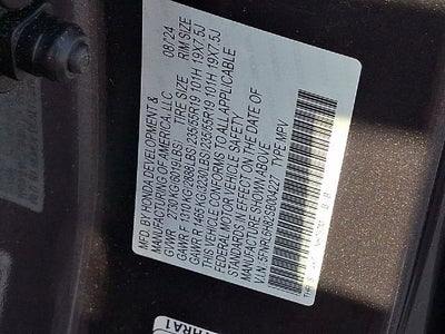 2025 Honda Odyssey Touring