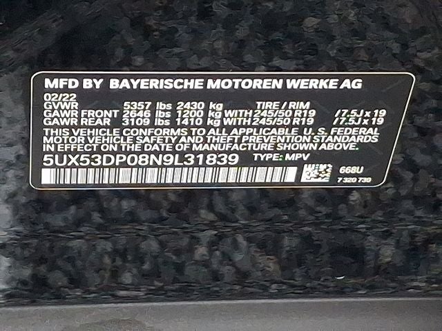 2022 BMW X3 xDrive30i