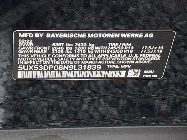 2022 BMW X3 xDrive30i