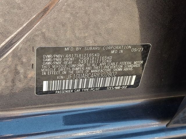 2024 Subaru Impreza Base