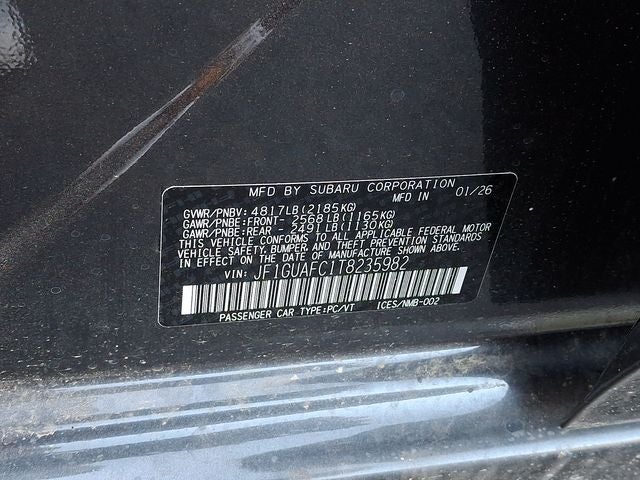 2026 Subaru IMPREZA Sport