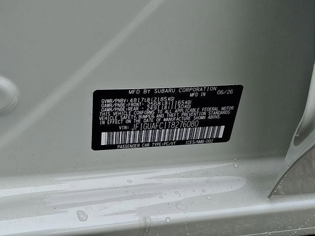 2026 Subaru IMPREZA Sport