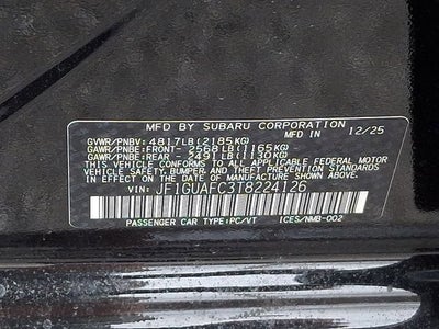 2026 Subaru IMPREZA Sport