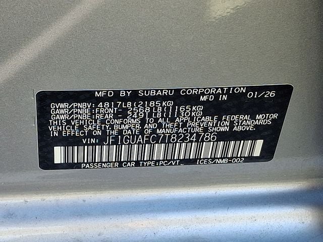 2026 Subaru IMPREZA Sport