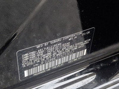 2026 Subaru IMPREZA RS