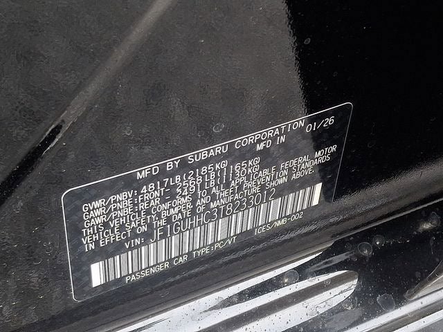 2026 Subaru IMPREZA RS