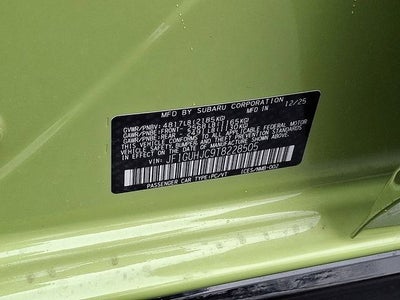 2026 Subaru IMPREZA RS