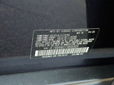 2026 Subaru WRX Premium