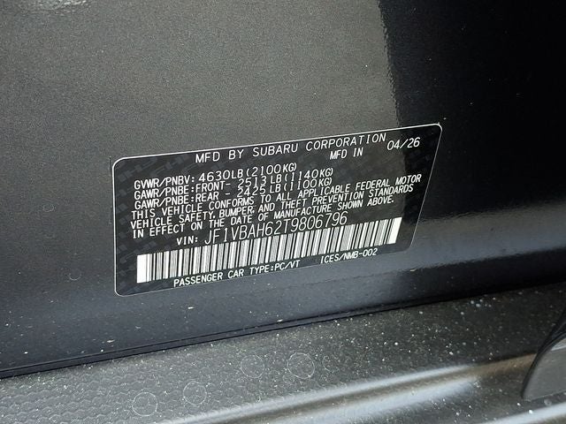 2026 Subaru WRX Base