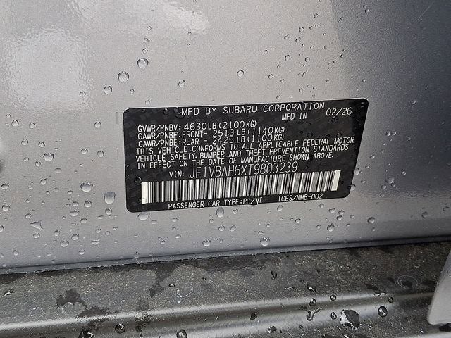 2026 Subaru WRX Premium