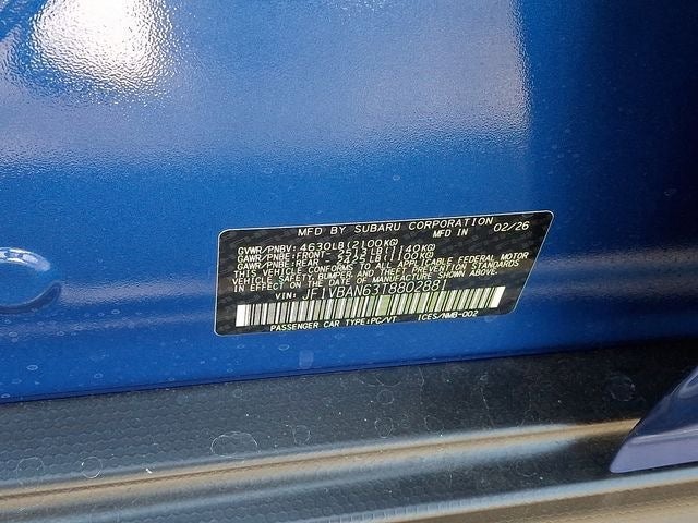 2026 Subaru WRX Limited