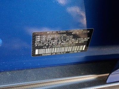 2026 Subaru WRX Limited