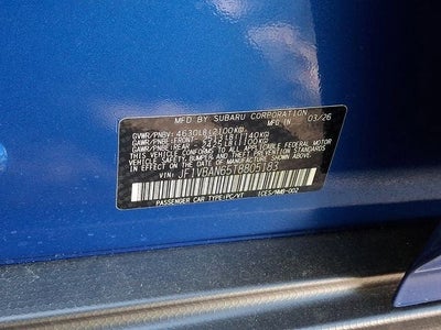2026 Subaru WRX Limited