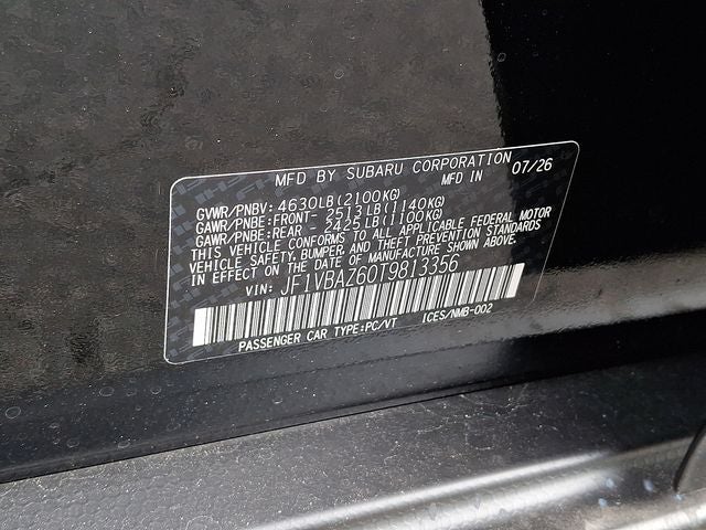 2026 Subaru WRX tS