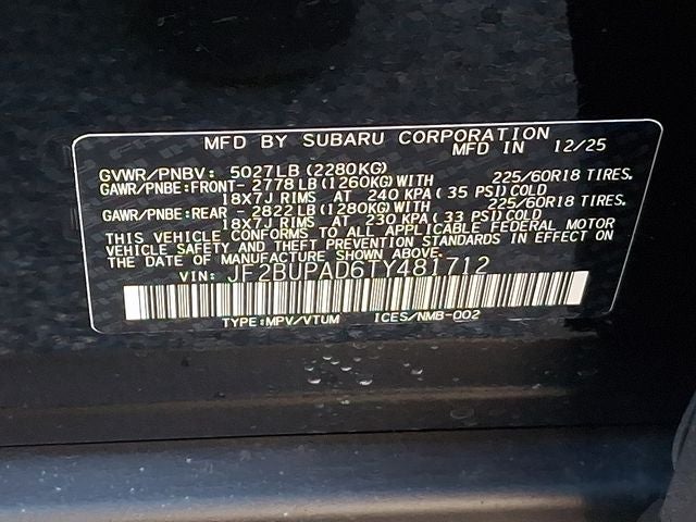 2026 Subaru OUTBACK Premium