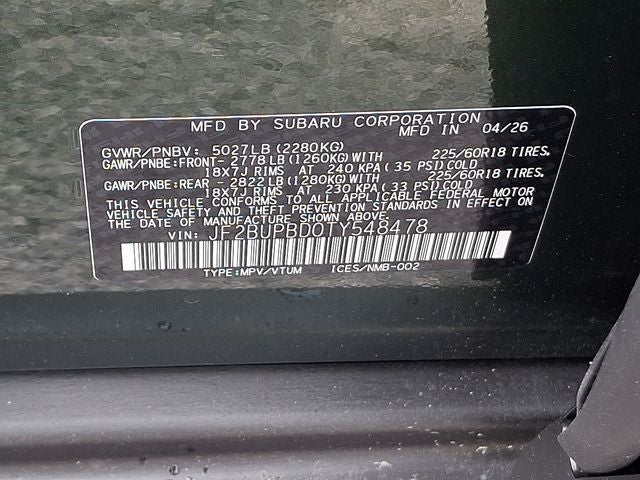 2026 Subaru OUTBACK Premium
