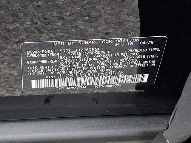 2026 Subaru OUTBACK Premium