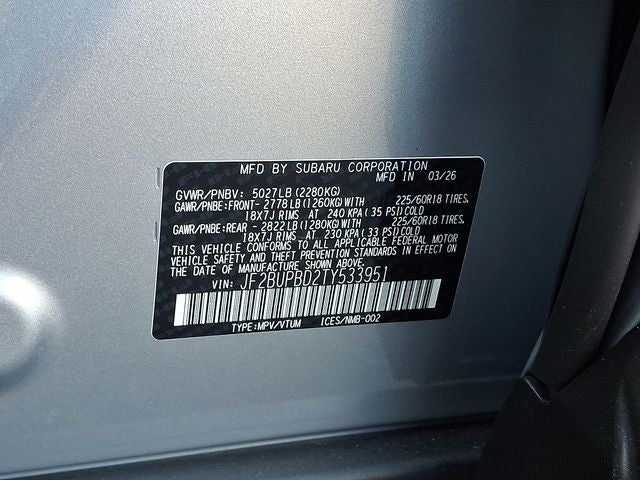 2026 Subaru OUTBACK Premium