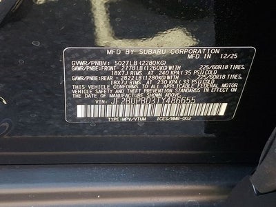 2026 Subaru OUTBACK Premium