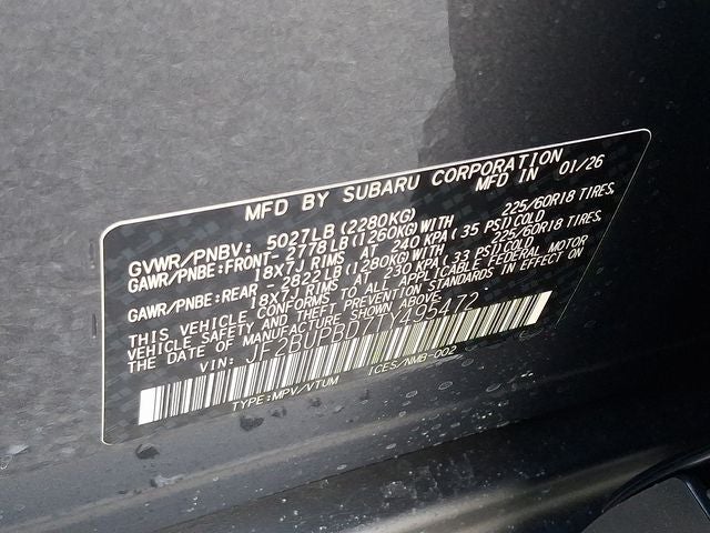 2026 Subaru OUTBACK Premium