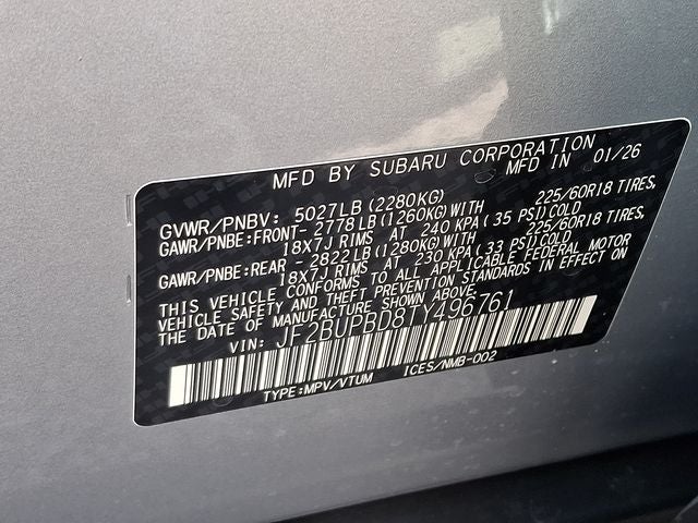 2026 Subaru OUTBACK Premium