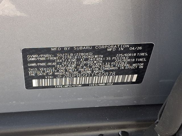 2026 Subaru OUTBACK Premium