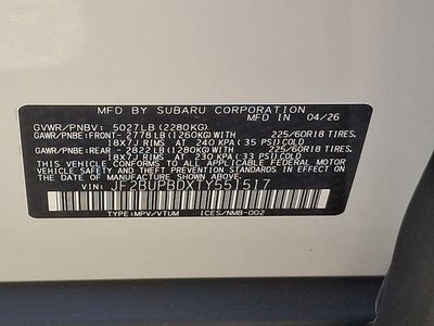 2026 Subaru OUTBACK Premium