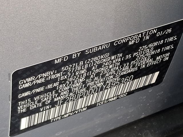 2026 Subaru OUTBACK Limited