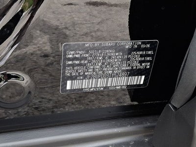 2026 Subaru OUTBACK Limited