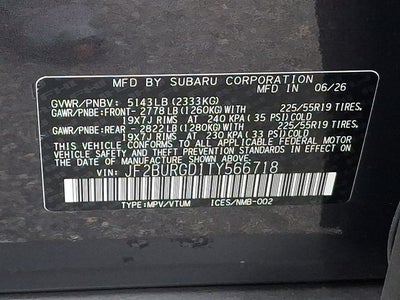 2026 Subaru OUTBACK Limited XT