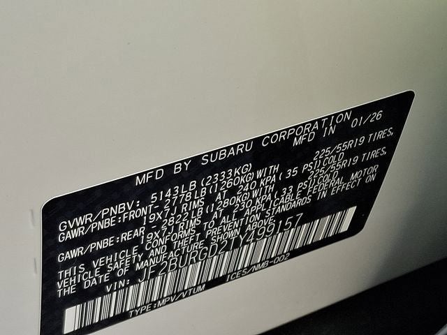 2026 Subaru OUTBACK Limited XT