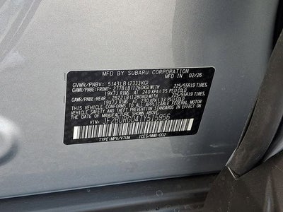 2026 Subaru OUTBACK Limited XT