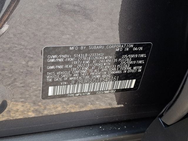 2026 Subaru OUTBACK Limited XT