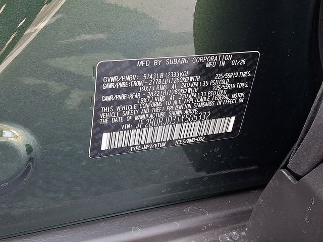 2026 Subaru OUTBACK Touring XT