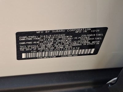 2026 Subaru OUTBACK Touring XT