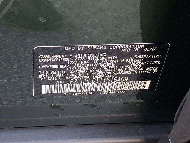 2026 Subaru OUTBACK Wilderness